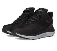 Kizik London at Mid Bottes de randonnée imperméables pour homme : bottes de randonnée confortables et imperméables pour tout terrain ou usage urbain quotidien, mains libres, Noir/alliage, 42.5 EU