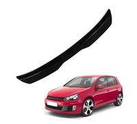 KizmiQ Becquets arrière,ArrièRe Becquet Toit ABS Voiture Lame De Aileron pour Golf 6 GTI 2009 2010 2011 2012 2013 Tuning hayon Aile Accessoire,A/Black
