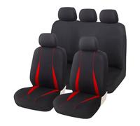 KizmiQ Ensembles de Housses siège Voiture pour Audi A1 A1 S-Line A1 Sportback A1 S A2 A3 S-Line A3 8P 8V A3 1995-2023 9PCS Polyester Tissu Lavable Respirant Confortable Protection Couvre Siege,D