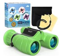 Kizplays® Jumelles pour Enfants, Grossissement Élevé 8x21, Jumelles de Poche HD, Observation des Oiseaux, Randonnée, Tourisme, Jouets pour Petits Garçons et Filles de 4 5 6 7 8 Ans - Cadeau de Pâques