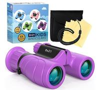 Kizplays® Jumelles pour Enfants, Grossissement Élevé 8x21, Jumelles de Poche HD, Observation des Oiseaux, Randonnée, Tourisme, Jouets pour Petits Garçons et Filles de 4 5 6 7 8 Ans - Cadeau de Pâques