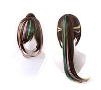 Kizuna AI 1st Live Hello World Longue queue de cheval perruque Cosplay Costume résistant à la chaleur cheveux synthétiques femmes perruques
