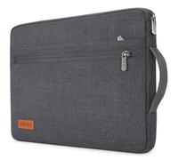 KIZUNA Sacoche pour ordinateur portable 13,3" 13" pour MacBook Pro 14 M4 Max/Lenovo IdeaPad Pro 5i Gen 10/Flex 5 14"/ThinkPad X1 Carbon/Yoga Slim 9i/14,5" Dell XPS 14/Huawei/HP Gris foncé