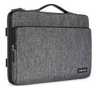 KIZUNA Sacoche pour ordinateur portable 14" - Pour MacBook Air 15 M2 2023/14" Lenovo IdeaPad Flex 5/Flex 6 et 14/ThinkPad L14 Gen 3/HP EliteBook 840 G5/Dell Notebook Bag Sleeve Bag, Gris