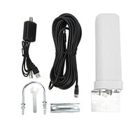 KJ-028 Antenne TV Extérieure Antenne Omni Barrel Antenne à Gain élevé Extérieure IP67 Étanche 5V 25dBi Antenne TV à Signal HD 1080P à Gain élevé