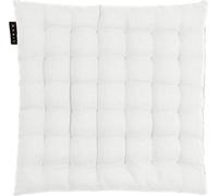 KJAKL-Pepper Elégante Galette de Chaise 40x40 cm, Coton, Lavable en Machine, Blanc