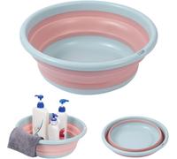 Kjakl-Pliable Bassine Pliable Vaisselle Bol Bassine Pliable Camping Cuvette Pliante, Bassine Pliable, Pliable Vaisselle Bol Bassine Pliable Bassine Lavabo Pliable Rond En Silicone, 21 * 30.5 * 11cm