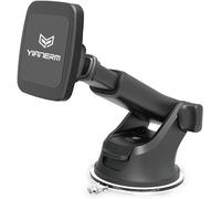 Kjakl-Support Téléphone Voiture Magnétique, Ventouse Aimant Fort Universel Tableau De Bord Pare-Brise Support De Voiture Avec Bras Télescopique Réglable Compatible Avec Iphone Samsung Huawei