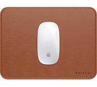 KJAKL-Tapis de Souris 25 x 19 cm, Mousepad pour Bureau et Maison, Élégant et Ergonomique, Réversible et Résistant aux Rayures, Matériau Premium (PU) \u2013 Mouse Pad Marron