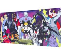 KJAKL-- Tapis de Souris XXL Les Vilains de Disney - Tapis de Bureau 80 x 35 cm sous Main Bureau, Tapis Ordinateur Disney, Tapis de Souris Gamer, Déco Bureau