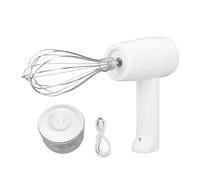 KJAOYU Batteur à main électrique polyvalent - Batteur à crème à fouetter à 3 vitesses avec hachoir et tête de batteur à œufs, idéal pour la pâtisserie, la cuisine et la préparation des repas