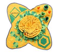 KJAOYU Interactive Foraging Mat for Pets,Soft Plush Sniffing & Feeding Training Pad,Ideal for Dogs & Cats Mental Stimulation Encourages Genuine Foraging Skills in a Fun Way Perfect