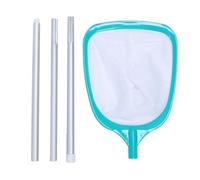 KJAOYU Net écumoire des Feuilles de Piscine, Filet d'écumeur de Piscine avec Un Poteau télescopique Variable à 3 Sections pour Efficience Les piscines, Les étangs et Les caractéristiques