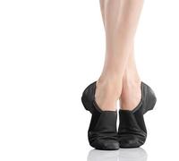 KJBDQQH Chaussons De Ballet Chaussures de Danse Jazz en Cuir véritable Tan Chaussures de Jazz Noires Adultes Baskets de Danse for Filles Femmes(Black,44)