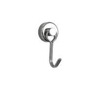 KJBDQQH Clothes Hook Crochets magnétiques robustes (1/2/4/8 pièces) - Aimant néodyme puissant Crochet pivotant noir et argent Outils de suspension for réfrigérateur cuisine pour Maison(1pc silver)
