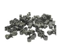 KJBDQQH Clothes Hook Lot de 10/20/50 crochets en forme S for gouttières, clips robustes, décoration for guirlandes lumineuses fête pour Maison(10Pcs)