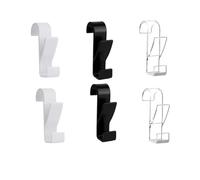 KJBDQQH Clothes Hook Porte-serviettes double à crochets (lot de 3 ou 6) for salle bain, radiateur chauffant cuisine pour Maison(A-6pcs mix color)