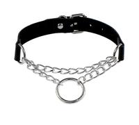 KJBDQQH Collier Ras-du-Cou Punk Spike Choker Necklaces Punk Faux Leather Collar for Women Men Cool Big Rivets Studded Chocker Necklace Goth Style Accessori pour Un Usage Quotidien(Rose Gold Color)