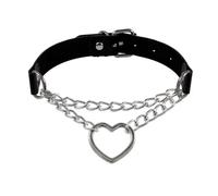 KJBDQQH Collier Ras-du-Cou Punk Spike Choker Necklaces Punk Faux Leather Collar for Women Men Cool Big Rivets Studded Chocker Necklace Goth Style Accessori pour Un Usage Quotidien(Light Yellow Color)