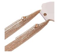 KJBDQQH Collier Ras-du-Cou Punk Stainless Steel 5cm Extendsion Link Chains Necklaces Jewelry Making Fashion Chokers Accessories pour Un Usage Quotidien(Rose Gold Color 2mm)