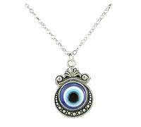 KJBDQQH Collier Ras-du-Cou Punk Vintage Punk Necklaces Eyeball Connect Exaggeration Multiple Dense Evil Eyes Necklace pour Un Usage Quotidien(Flower)