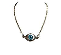 KJBDQQH Collier Ras-du-Cou Punk Vintage Punk Necklaces Eyeball Connect Exaggeration Multiple Dense Evil Eyes Necklace pour Un Usage Quotidien(One Bronze)