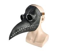 KJBDQQH costume de sorcière Halloween Cloak Plague Doctor Mask Cosplay Costume Sorcerer Long Shirt Hooded Black Robe Adult(Color 06,XX-Large)
