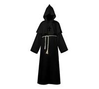 KJBDQQH costume de sorcière Halloween Men's Medieval Monsters, Robots, Wizards, Priests, Costume(Color 01,M)