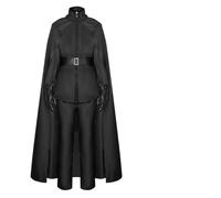 KJBDQQH costume de sorcière Vendetta Black Killer Suit Costume with Cloak Set Halloween Party Outfits(Set,XXXL)
