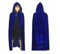 KJBDQQH costume de sorcière Witch Long Purple Green Red Black Purim Carnival Halloween Cloaks Hood(Color1,L_STYLE2)