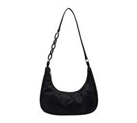 KJBDQQH Crescent bag Sacs à main imprimé écossais, bandoulière chaîne, fermeture éclair, mini sacs décontractés for femmes, fourre-tout(Honeydew)