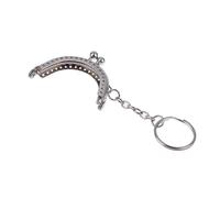 KJBDQQH Fermoir Sac Vintage gaufrage tête Porte-Monnaie Cadre métal Fermoir Fermeture Pochettes pièces Bricolage Portefeuille Accessoires(A)