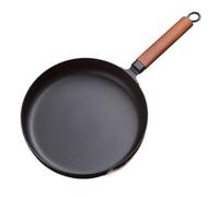 KJBDQQH Poêle Antiadhésive Marmite en fonte forgée vintage, wok, poêle antiadhésive, cuisine à domicile(26cm pan)