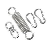 KJBDQQH Ressorts De Suspension Chaises suspendues Robustes Ressort en Acier Inoxydable hélicoïdal Balançoire Hamac extérieur Crochet de Suspension à Torsion pour Fauteuil Suspendu(Color 1)