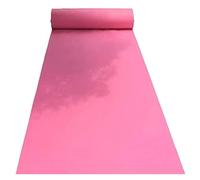 KJBDQQH Tapis Rouge Ceremonie Tapis de Mariage antidérapant, Doux et Moelleux, idéal for l'extérieur, Les cérémonies, fêtes, scènes événements(Pink,15m,1.2m)