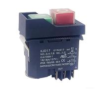 KJD17 Interrupteur à 6 broches avec fil de frein pour outils 220 V (KJD17 | Contacts de signal de frein intégrés, connexion à levier physique, pour un arrêt rapide pour une réponse rapide