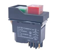 KJD17 Pressostat électromagnétique 6 broches 18 A CA 220 V IP55 Interrupteur de sécurité étanche Facile à utiliser