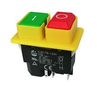 KJD17B/120V 120V 16A 5Pin 1/2HP Interrupteurs à bouton-poussoir étanches électriques industriels