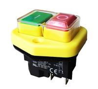 KJD17B KEDU Interrupteur à Bouton-Poussoir Électromagnétique Imperméable à L'eau Commutateurs Industriels Pour Outils Électriques 4 Broches