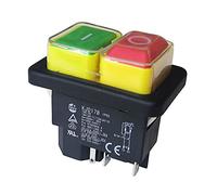 KJD17B KEDU Interrupteur à bouton-poussoir électromagnétique industriel pour tours 2NO 5 broches