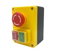 KJD17D NVR Switch 250V 16A Stop Button KJD17D NVR Switch 250V | Self-locking mechanism, 250V 16A rating, immediate shutdown, prevents accidental restart, industrial grade