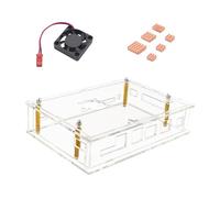 KJDKNC Boîtier avec ventilateur efficace et dissipateur thermique en métal pour la gestion de la chaleur Carte de développement de bananes