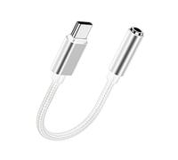 KJDKNC Câble audio auxiliaire de type C tressé souple - Conversion du son pour la musique et les conversations