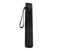 KJDKNC Sac de rangement anti-poussière pour baguettes de batterie en cuir PU Sac de rangement pour baguettes de batterie Sac de rangement portable pour baguettes de batterie, Noir