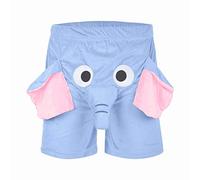 KJDWJKJRF Boxers pour homme en forme d'éléphant avec un nez, sous-vêtements, culottes rétro, éléphant volant, unisexe, shorts de pyjama courts, décontractés, M
