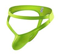 KJDWJKJRF String érotique pour homme avec trou de pénis - Culotte élastique pour homme - Confortable et respirant, vert, L