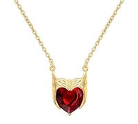 KJDYQ Collier pour femme inspiré de la sorcière écarlate, collier plaqué or 18 carats pour déguisement d'Halloween