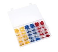 KJEBVHIRS Lot de 480 cosses de câble d'isolation avec boîte, kit de connecteurs de câbles électriques mâles et femelles