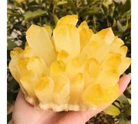 KJEBVHIRS Pierre de citrine fantôme en cristal de quartz Cadeau (600-700 g)