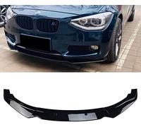 KJGE Voiture Becquets Avant Pare-Chocs LèVre Pour BMW 1 Series F20 F21 116i 118i 120i 2015-2019 | Spoiler Séparateur Diffuseur Extérieur Accessoires Protection du Corps en Plastique ABS Noir Boulonné